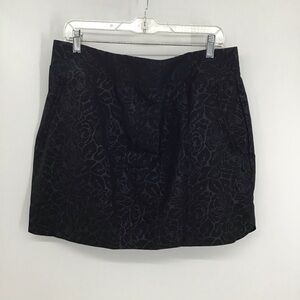 Orvis Women’s Cheetah Print Travel Skort Casual Weekend Black Size Large
